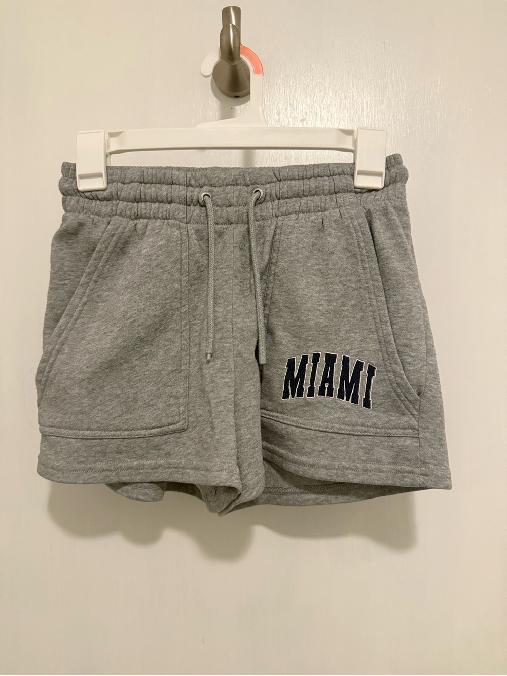 Faded Rose Essentials gray shorts size small; w/ MIAMI embroidered